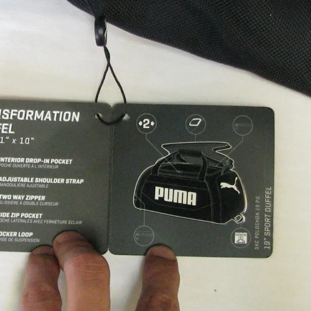 NWT Puma Transformation Duffel Bag